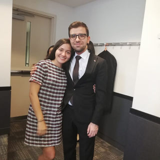 Isabela Gómez en un viaje de estudios en el extranjero en Estado Unidos