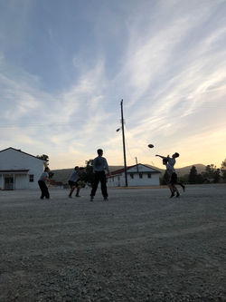 Football at camp