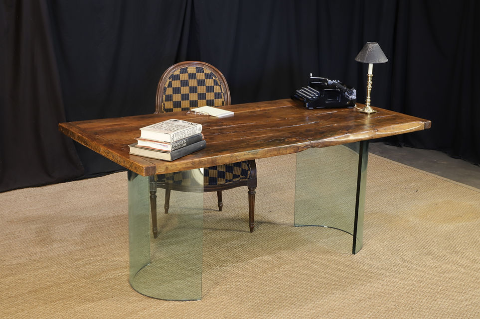 Glass Base Desk