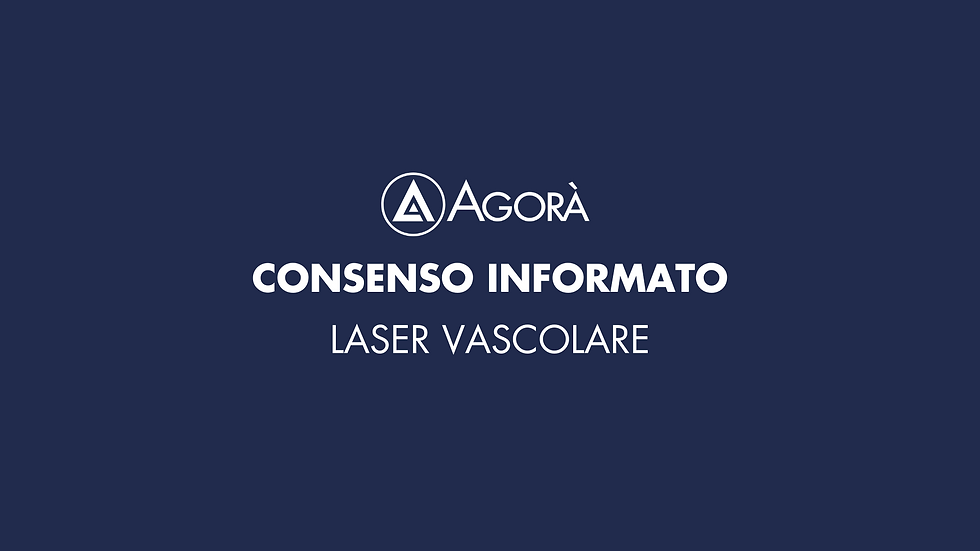 LASER VASCOLARE - Modello di consenso informato sul trattamento di laser vascolare.