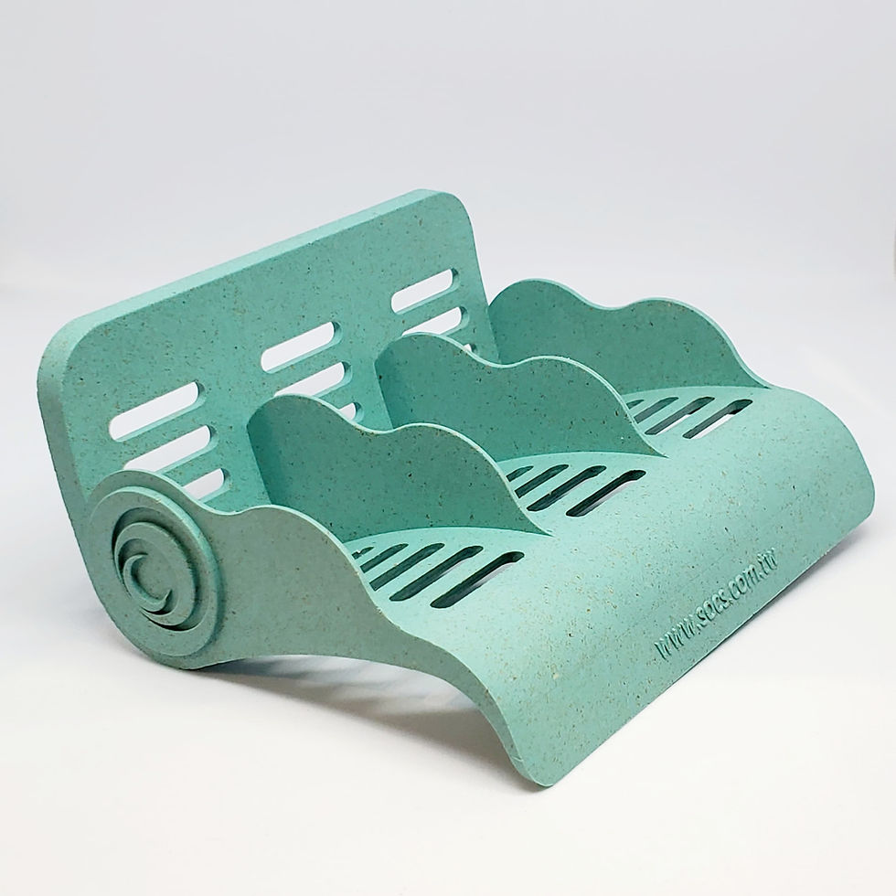 Thumbnail: Morandi Blue multi-bar holder made from TEXa sustainable material.