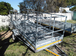Heavy duty galvinized high side trailer