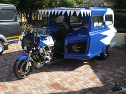 Delivery / camper / storage trike