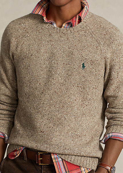 Miniaturbild: Pull à manches raglan en laine mélangée 32207B 710918135002