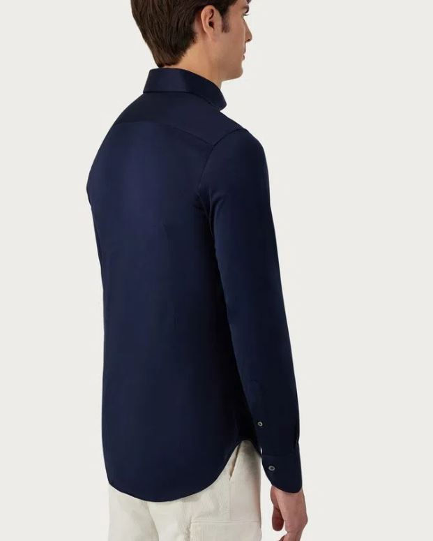 Miniaturbild: Chemise en jersey de coton à la coupe slim 22152C GN02310-301