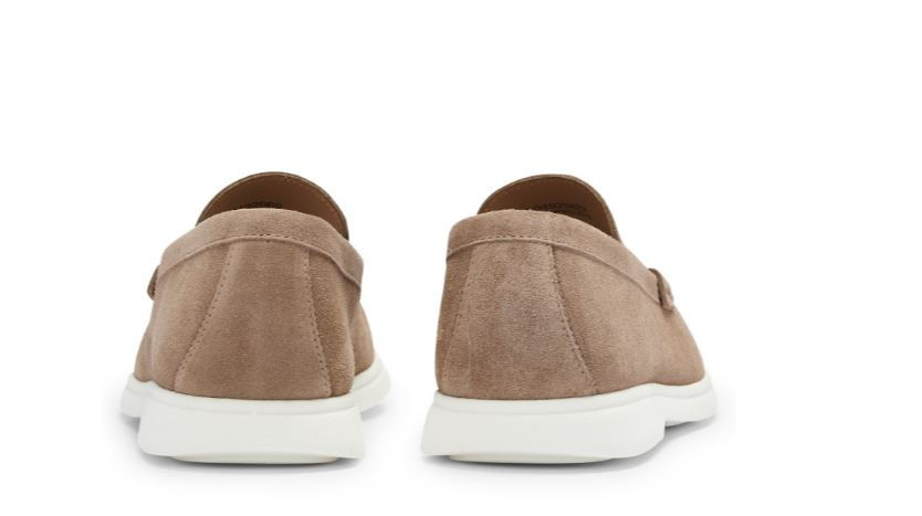 Miniaturbild: HUGO BOSS:MOCASSINS EN CUIR SUÉDÉ À LOGO EMBOSSÉ  31151d 50492969