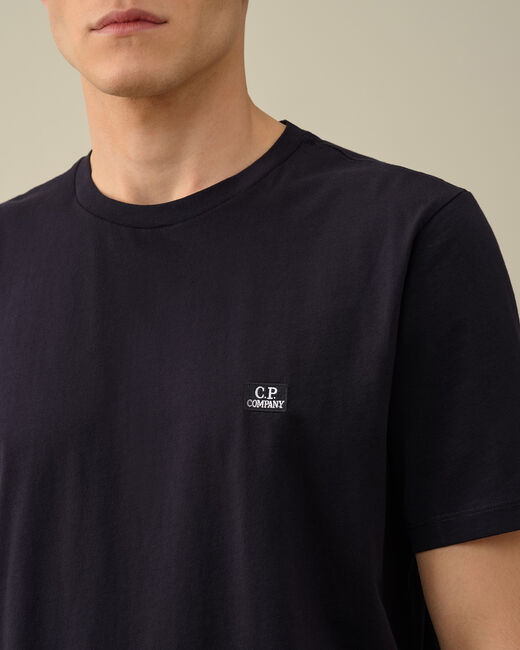 Miniature : 30/1 Jersey Logo T-shirt, BLUE ECLIPSE, 41251D