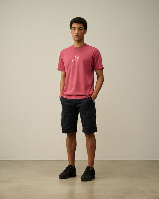 Miniaturbild: Stretch Sateen Cargo Shorts, BLUE EXCLIPSE, 41241C