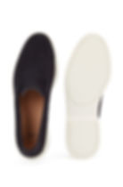 Thumbnail: HUGO BOSS: Suede moccasins with contrasting sole 11100B