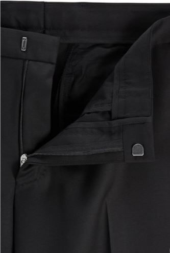 Miniature : HUGO BOSS Costume Slim Fit en laine vierge NOIR