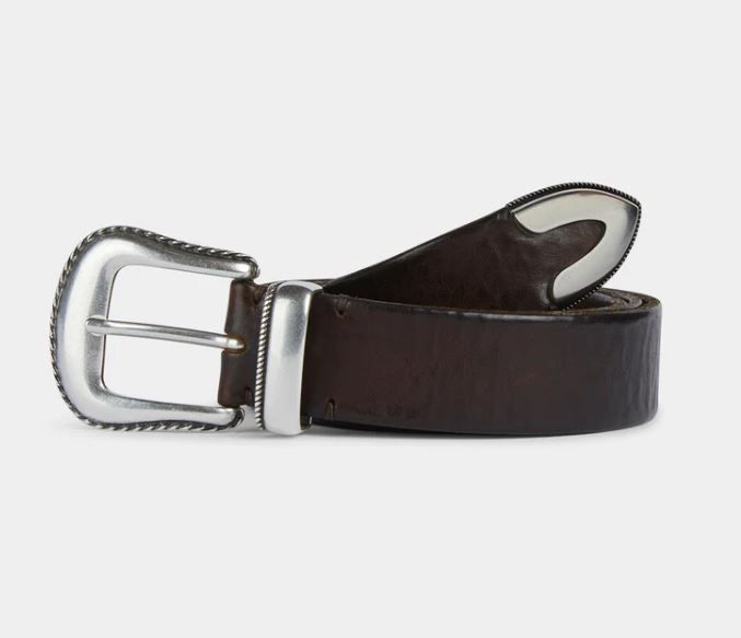 Ceinture texane en cuir, VELASCA, 62301