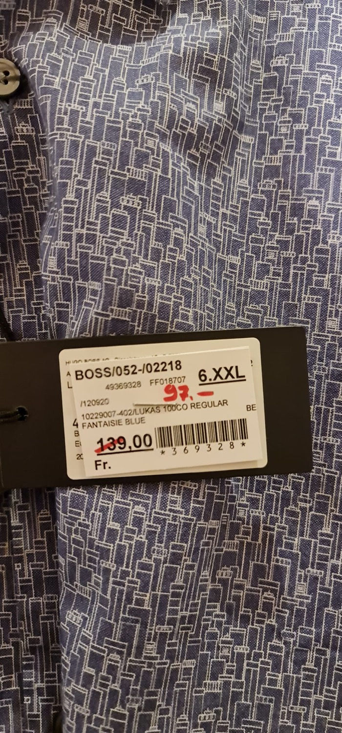 Miniature : HUGO BOSS: CHEMISE FANTAISIE BLUE 02218