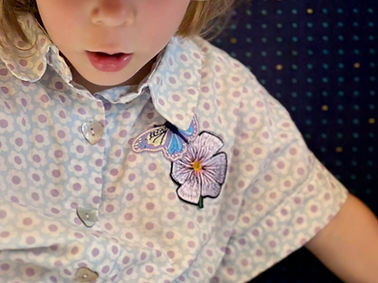 Loulou set by Gigi & Loulou, handmade near Zürich with personalised patches