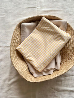 Yellow Vichy cotton