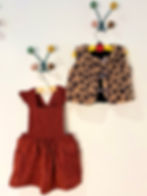Thumbnail: A Gigi & Loulou total look. The Moumoute baby gilet with the Lily dress. A perfect gift for this winter