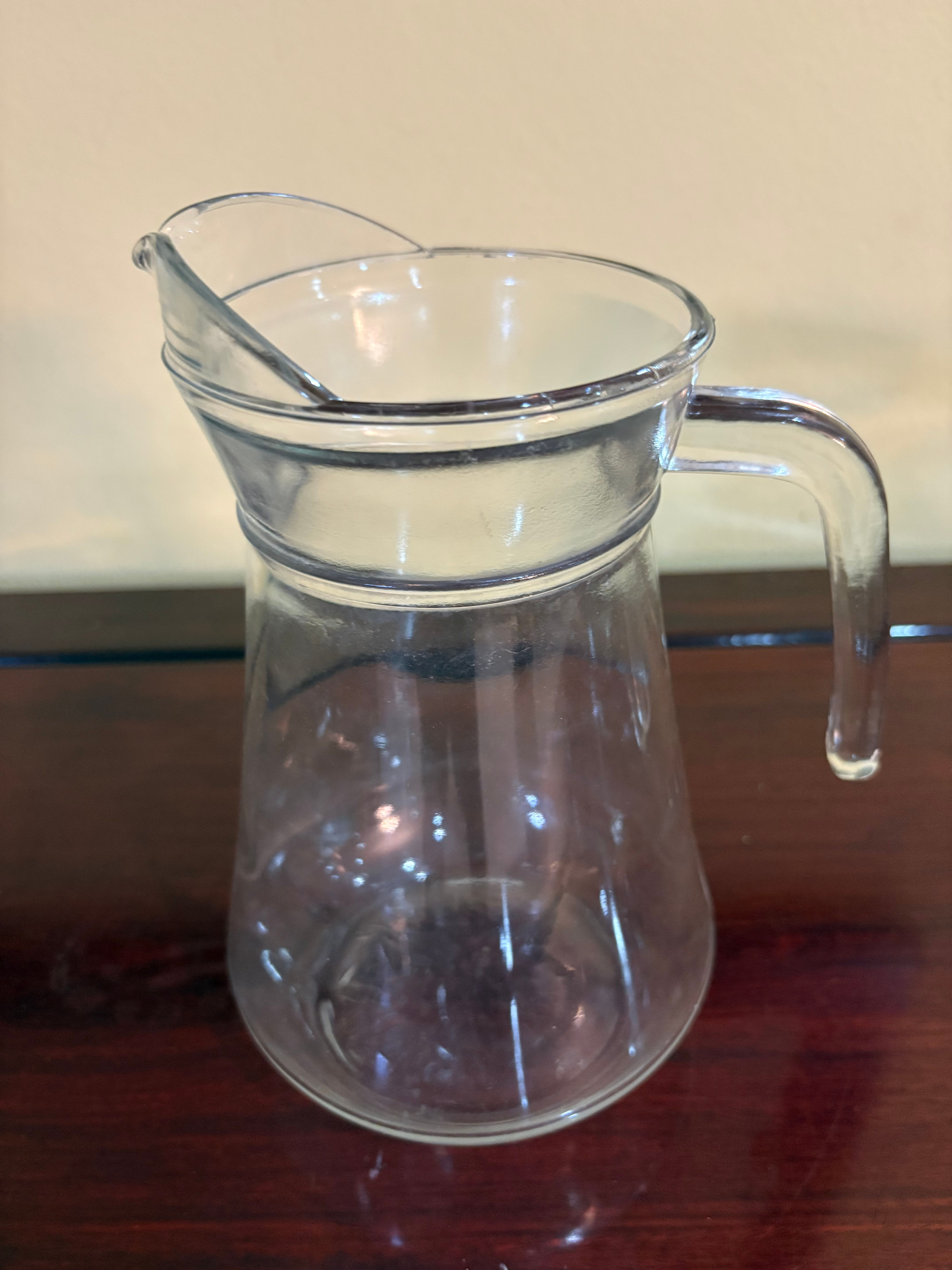 Medium-Sized Glass Pitcher