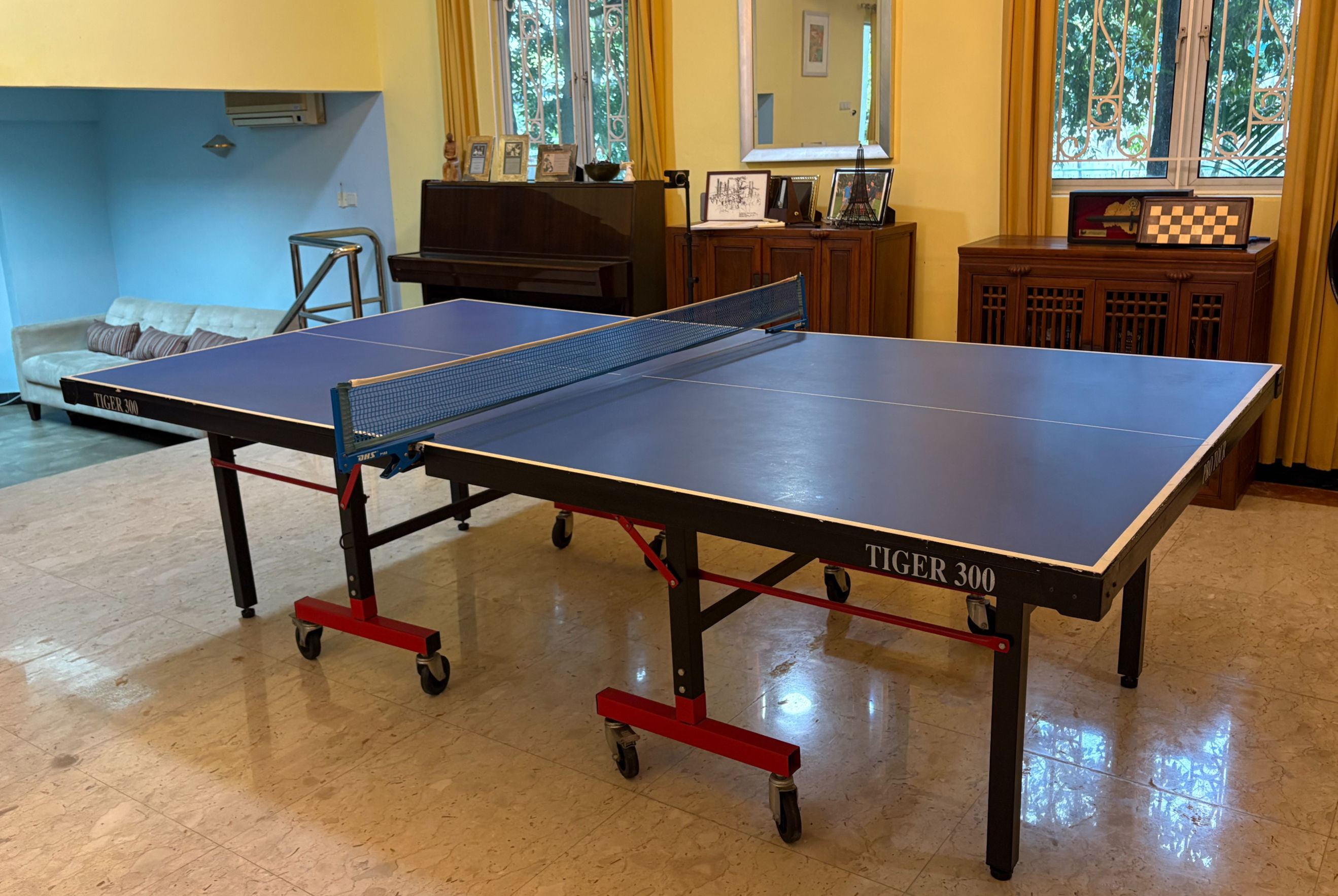 Tiger 300 Table Tennis / Ping Pong Table with Paddles and Ping Pong Balls