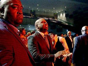 Church Enforcement Agents in church service
