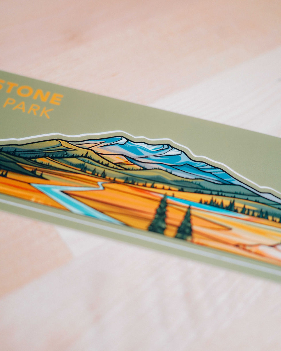 Thumbnail: Yellowstone National Park Miniscape Sticker