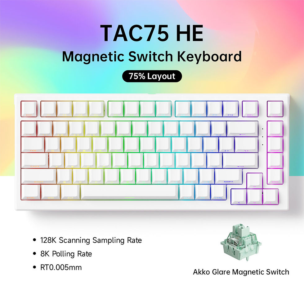 Thumbnail: AKKO TAC75 HE Magnetic Switch Keyboard 75% Gaming Keyboards Rapid Trigger 0.005m