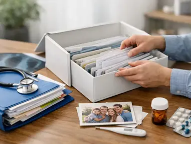 Cómo organizar documentos médicos familiares