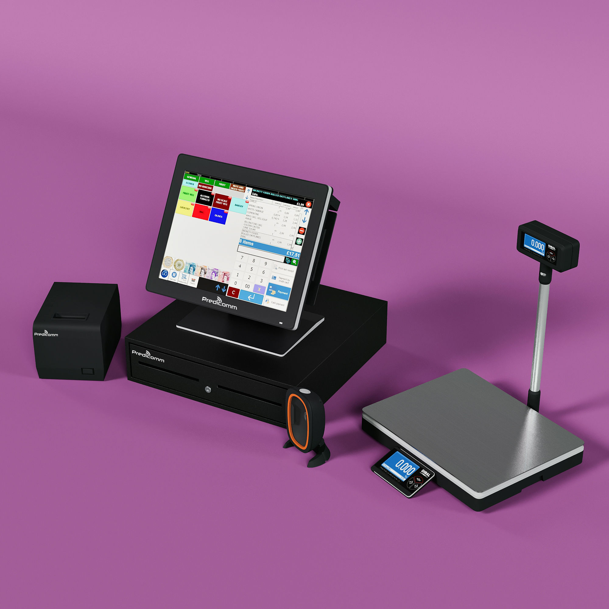 Predicomm Supermarket Pos Set