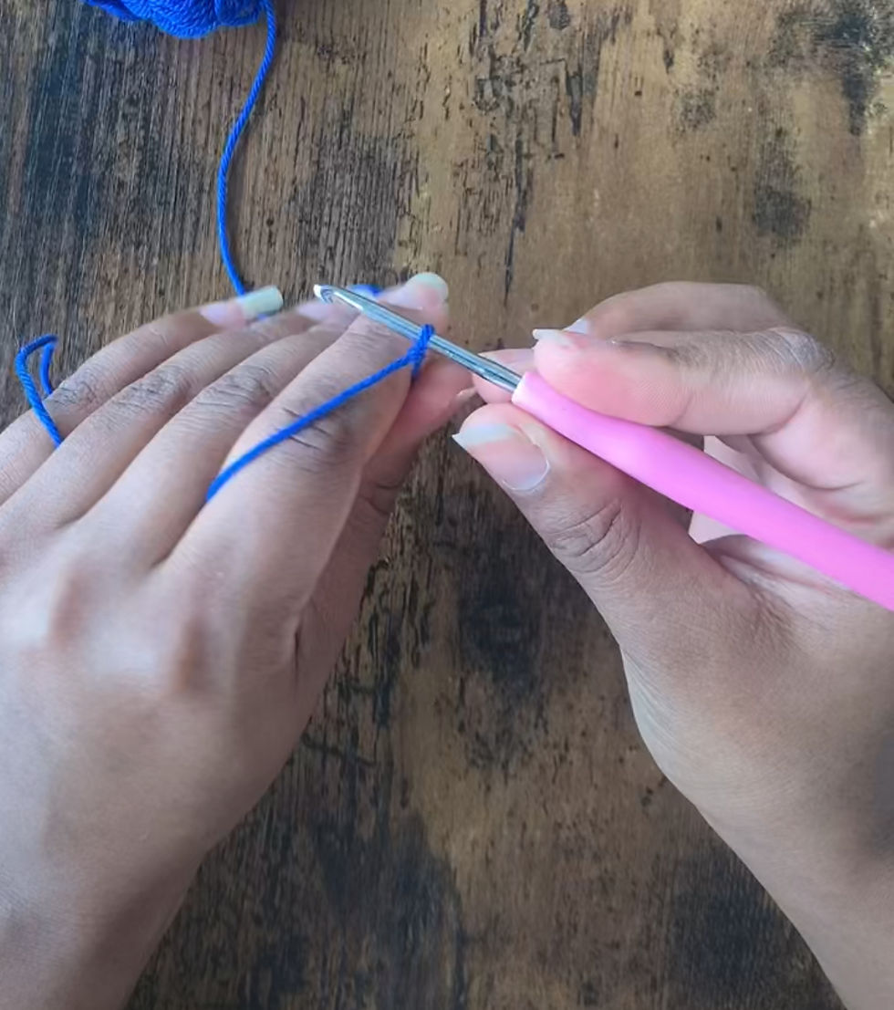 Comment tenir son fil et son crochet - apprendre à faire du crochet, facile et débutant