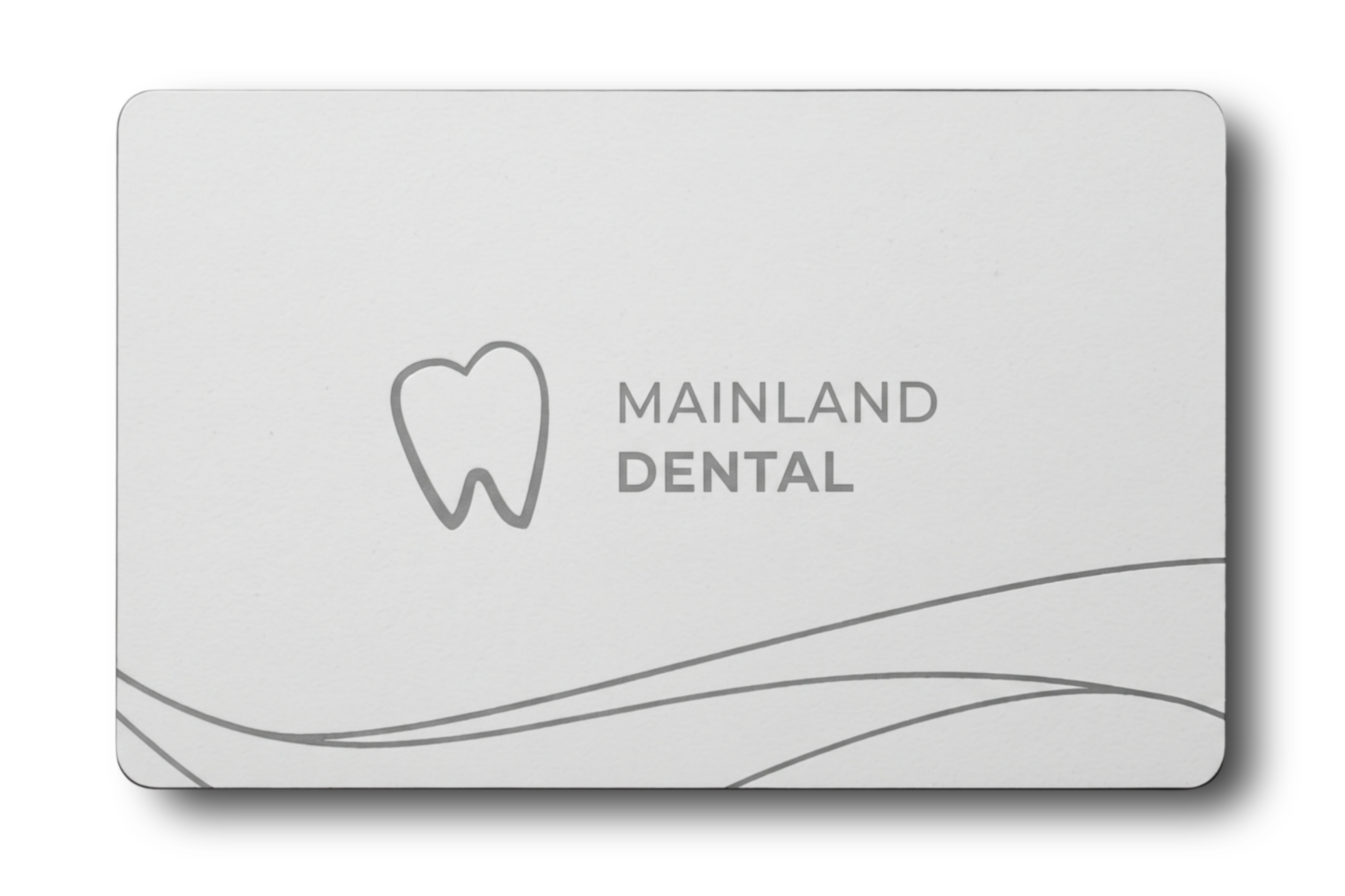 White Metal Business Card