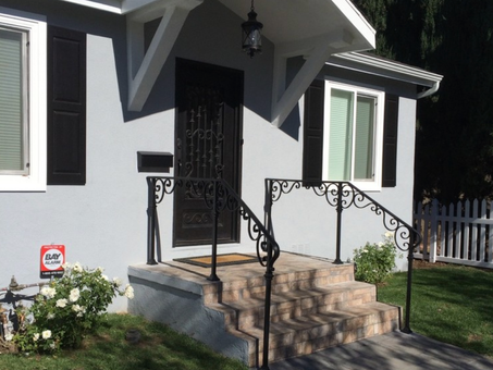 90265 MALIBU, LOS ANGELES - CUSTOM STAIR RAILING FABRICATORS COMPANY 818-873-5808 ISAAC'S IRONWORKS SINCE 1989