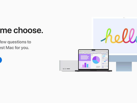 Apple Launches "Help Me Choose" Tool to Simplify Mac Selection Process