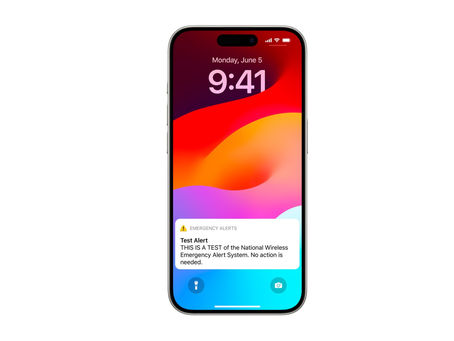 Phones in the U.S. will get an Emergency Test Alert on Wednesday