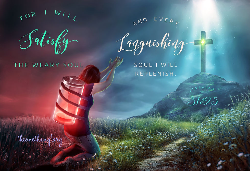 Depleted? Jesus is our Supply