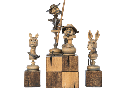 Don Quixote Chess Pieces