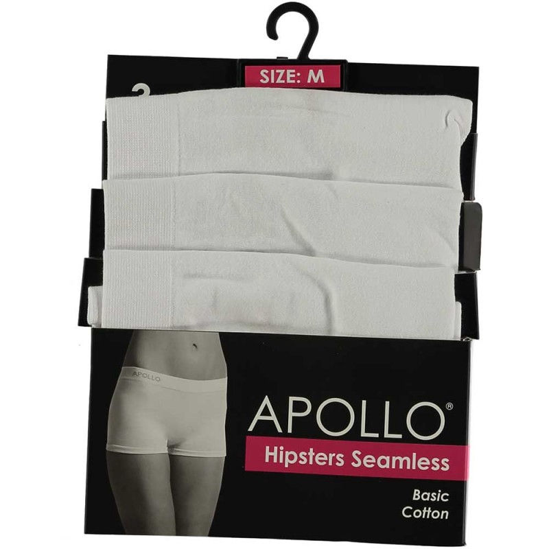 Thumbnail: Apollo Ladies Hipster Naadloos - 3 pack