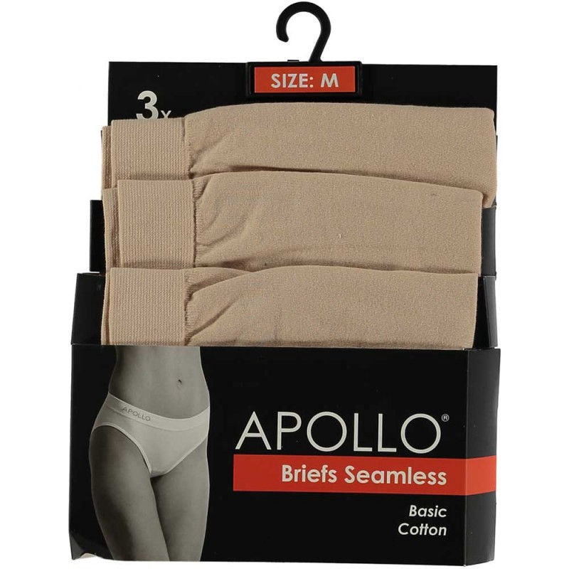 Thumbnail: Apollo Ladies Slips Naadloos  - 3 pack