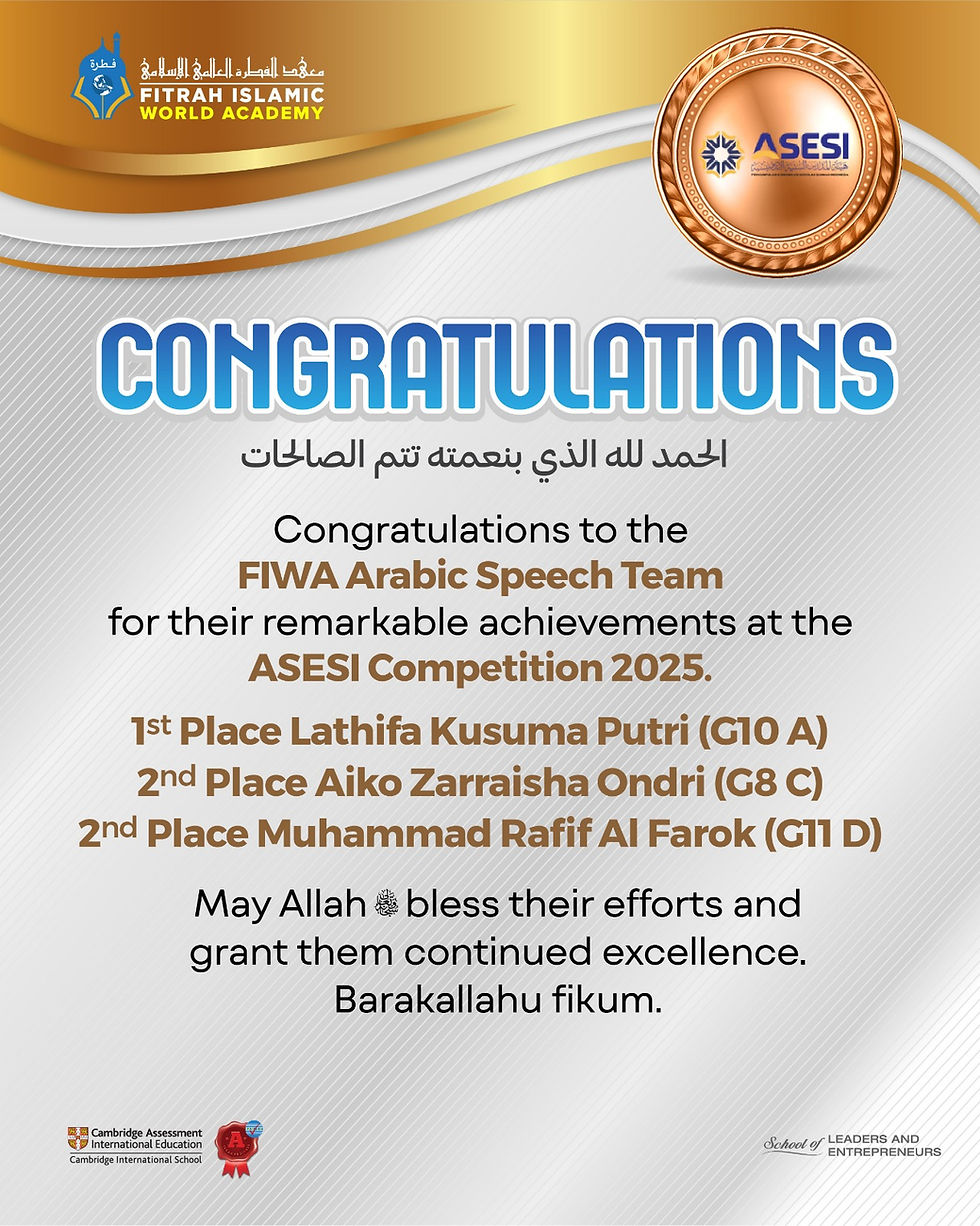 FIWA Students Achieve Outstanding Results at ASESI 2025