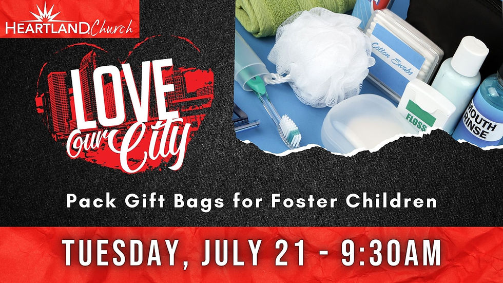 Pack Bags for Children in Foster Care