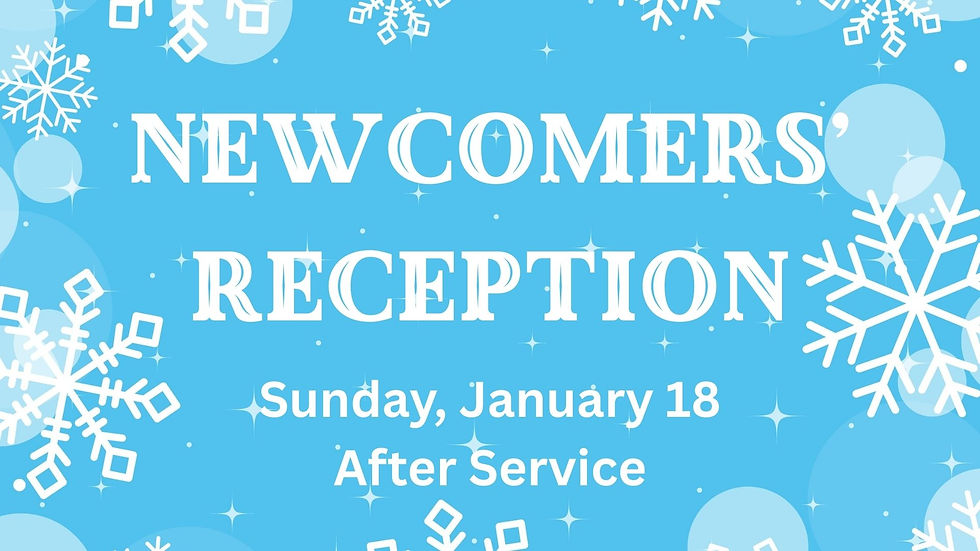 Newcomers' Reception