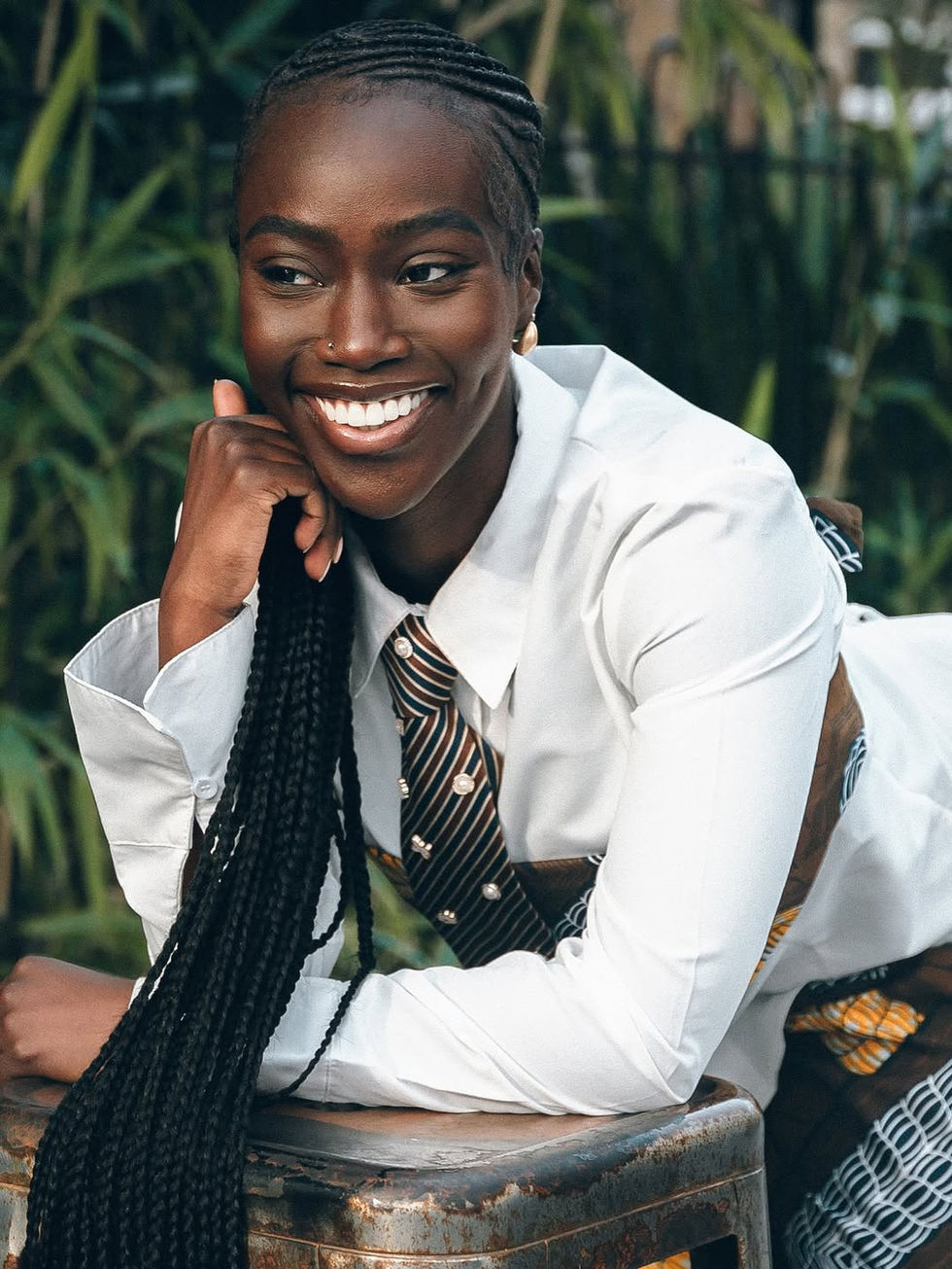 Modern African fashion enriched in culture & style. Stitches woven to portray the beauty o