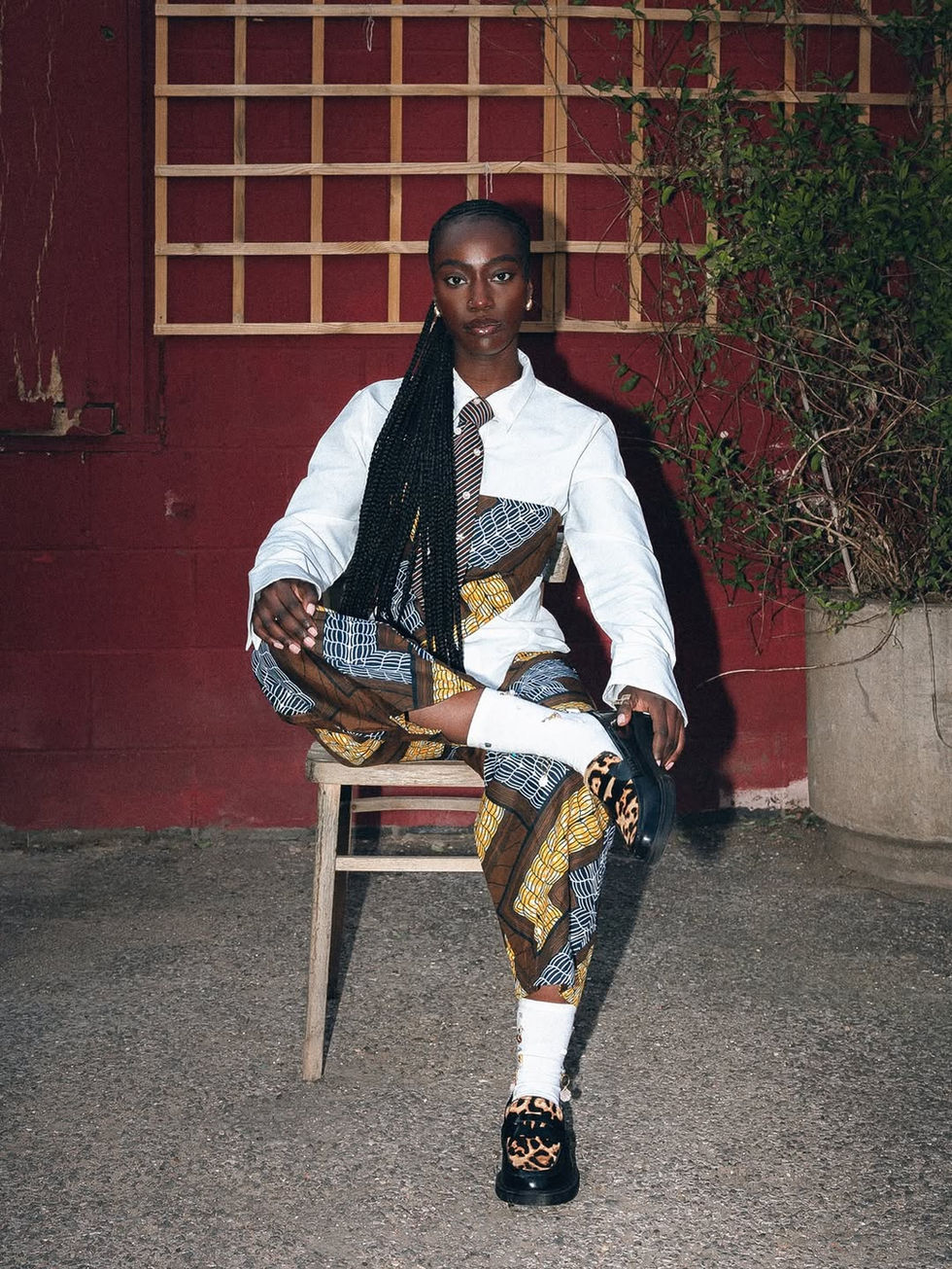 Modern African fashion enriched in culture & style. Stitches woven to portray the beauty o