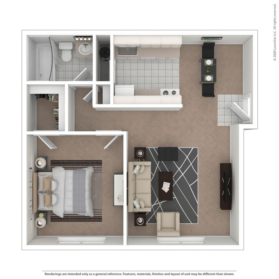 1 Bedroom, 1 Bathroom Large 3D Furnished.jpg