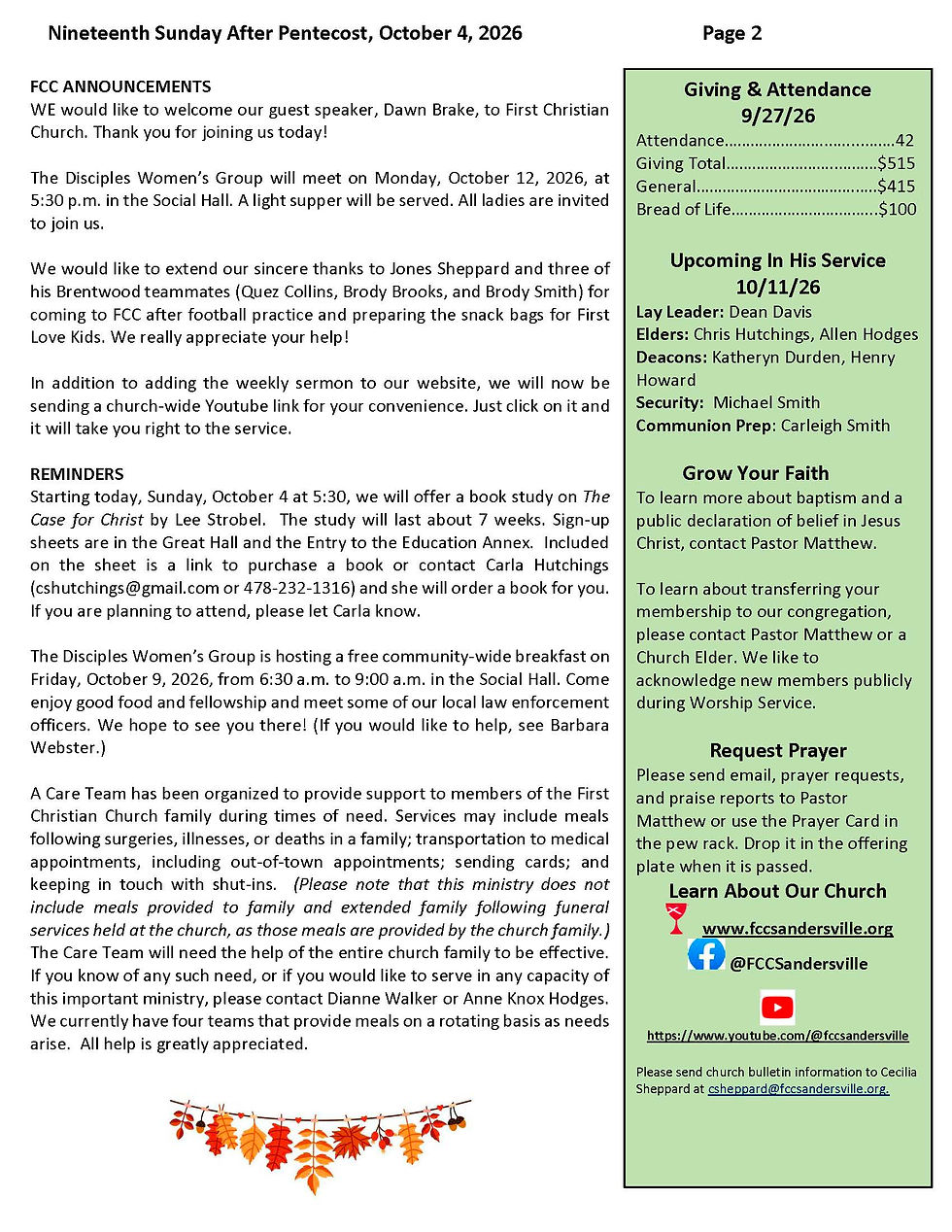October 4, 2026 Bulletin_Page_2