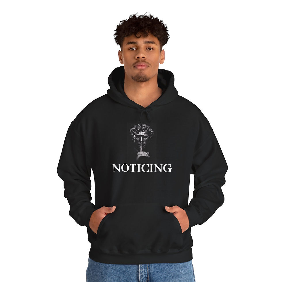Thumbnail: 'Noticing' Black Hoodie