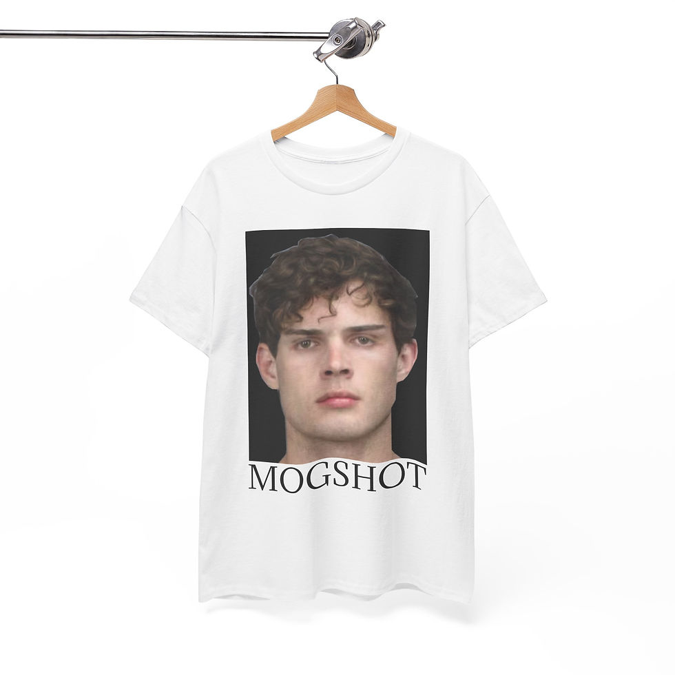 Thumbnail: Clavicular 'Mogshot' White Tee