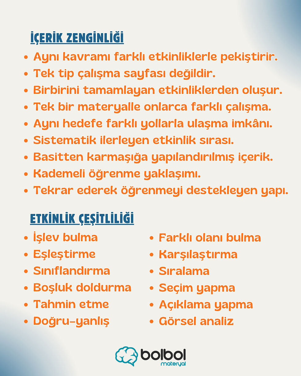 Küçük resim: Eşyalar ve İşlevleri – Semantik Çalışma Kitabı (E-Kitap)