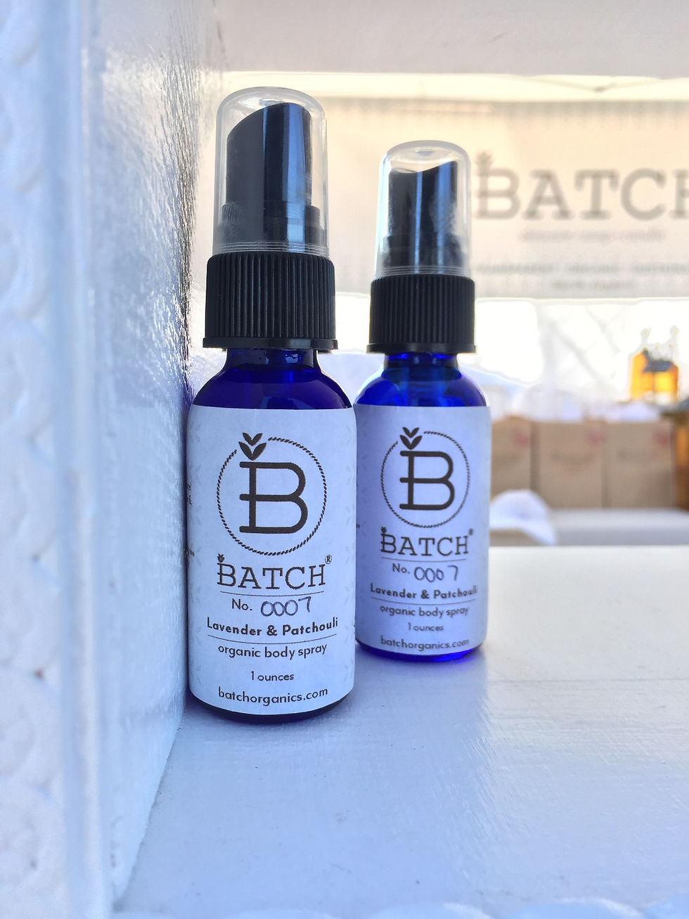 Thumbnail: Organic Lavender & Patchouli body spray - POS - bulk pricing only