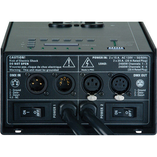Dimmer: Elation 6-Channel (DMX)