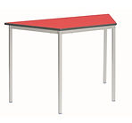 Trapezoidal Classroom Table with Fully Welded Frame