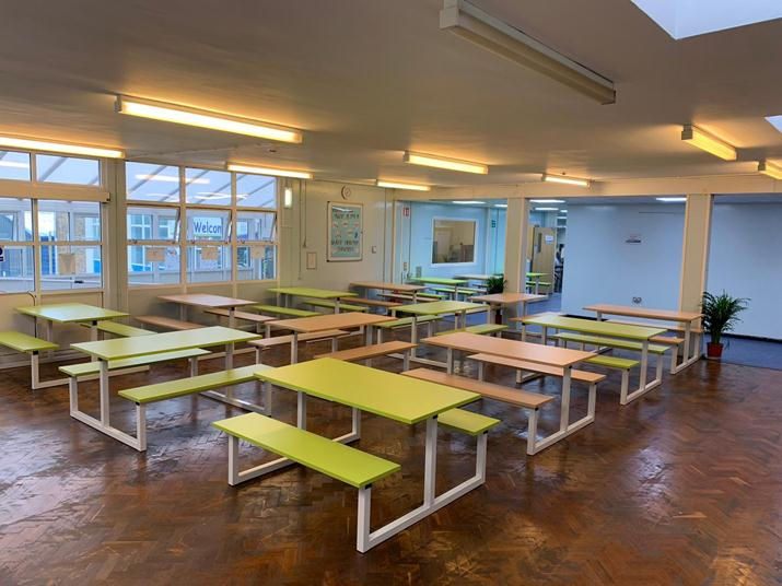 Parc Indoor Dining Bench Seating - Project Selly Oak School