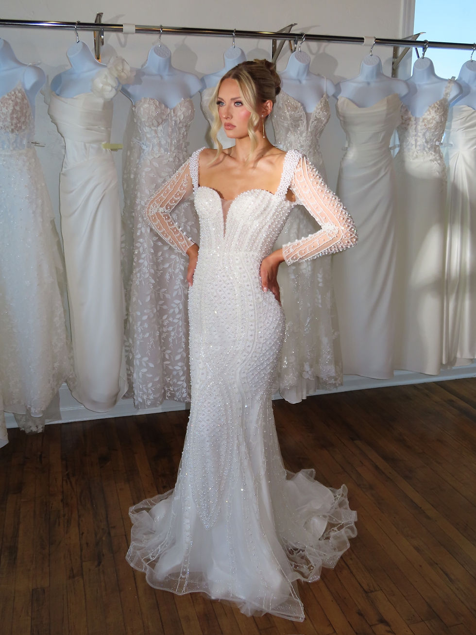 Thumbnail: Pearl by Samantha Woo Bridal